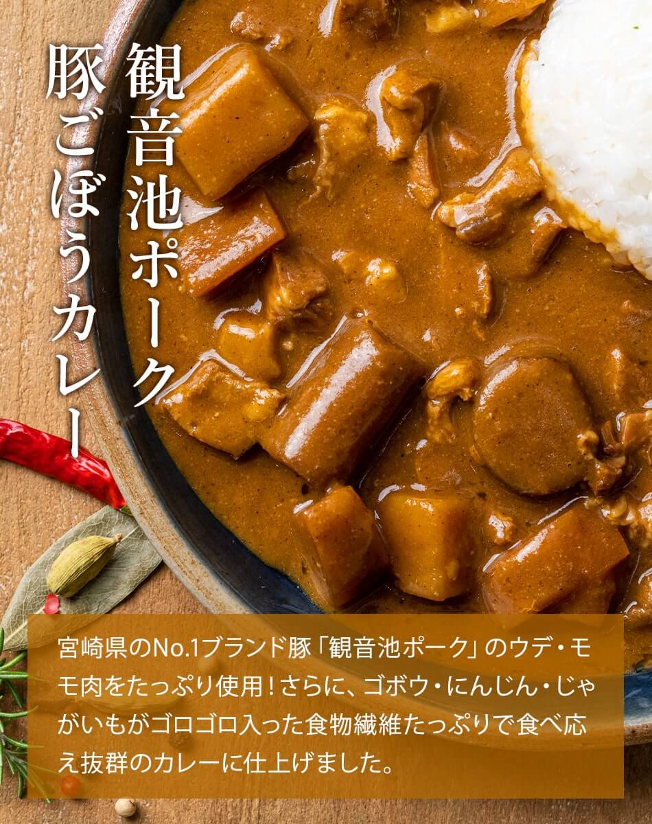 宮崎カレーセット ばあちゃん本舗 みやこんじょ産直LiveShopping